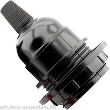 Edison Screw (E27) Black Lamp