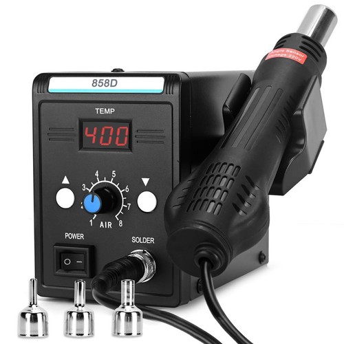 Hot air rework station with - air,