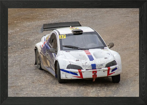 Autocross car framed wall - i,