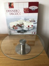 Glass Lazy Susan 30cm Round