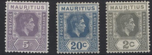 Mauritius 1938 george vi - 1938-49,