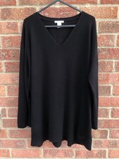 H&M Womens Black V Neck Fine