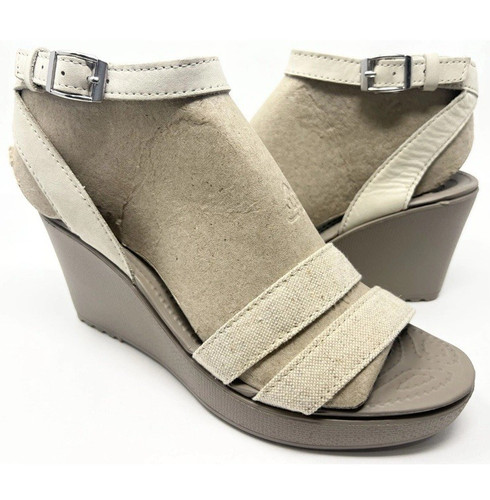Crocs beige synthetic - beige, strappy