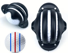 Golf Ball Line Marker Template – Triple Line Alignment Tool for Putting Practice