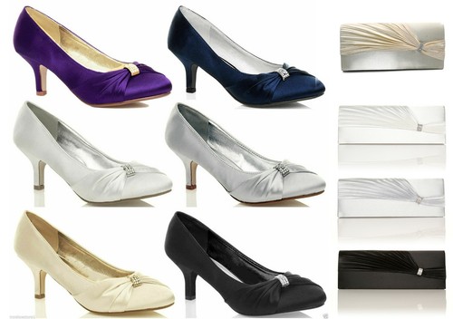 Womens ladies mid heel - ladies,