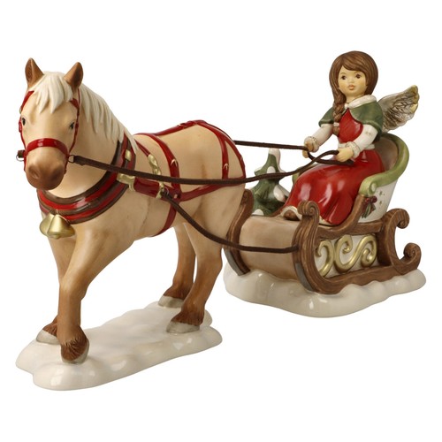 Goebel angel winter sleigh - winter,