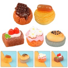  15 Pcs Fake Cakes Cupcake Toy Mini Dessert Decor Miniature Pretend