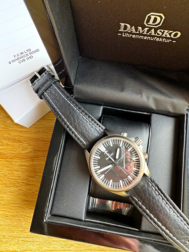 Damasko dc70 black - black, dial