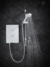 Mira Showers 1.1746.010 Sport Multi-Fit 9.8 kW Electric Shower - White/Chrome
