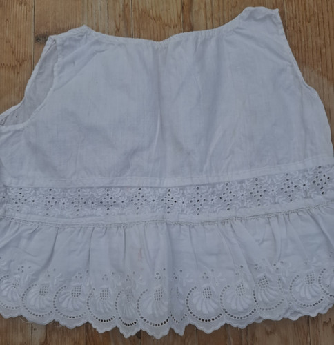 Vintage white baby doll - white,