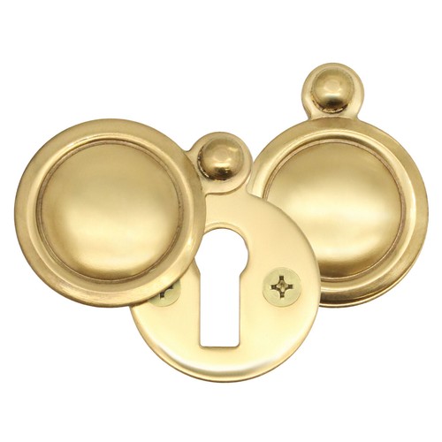 Keyhole cover brass escutcheon - keyhole,