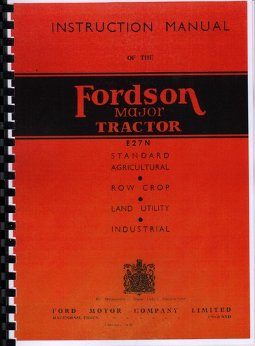 Fordson major e27n tractor - major,