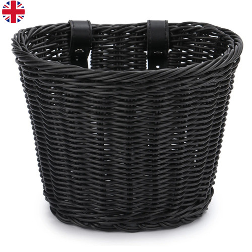 Hand woven bicycle basket - hand,