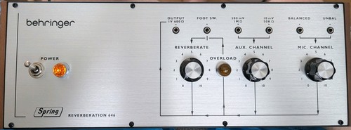 Behringer spring reverberation - spring,