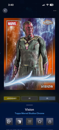 Marvel topps digital vision - digital,