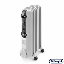 DeLonghi Radia S Oil Filled Radiator 1.5 kW White 7 Fin Portable Heater
