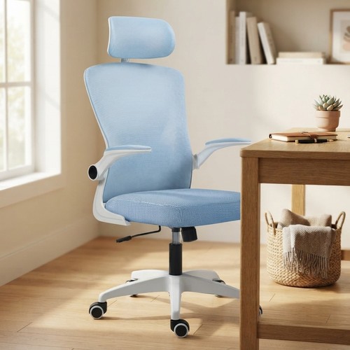 Compact blue mesh back office - blue,