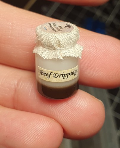 Miniature food jar beef - food,