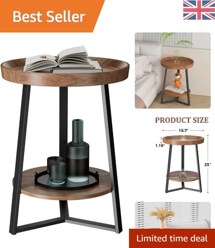 Elegant round end table - round,