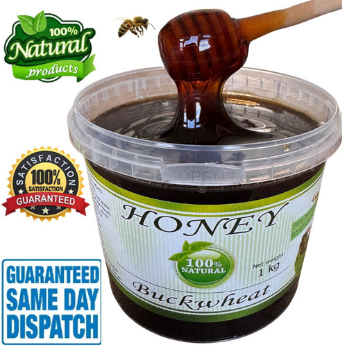 1kg honey buckwheat 100 - 1kg, 100%