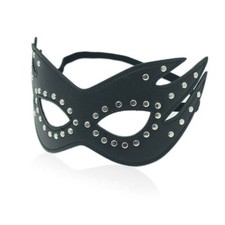 Masquerade Mask Faux Black