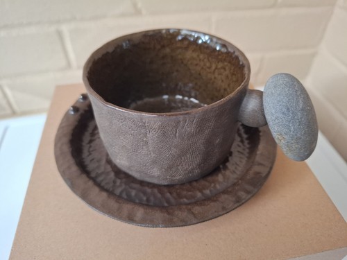 Unusual cup and - saucer, tea