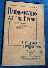 HARMONISATION AT THE PIANO