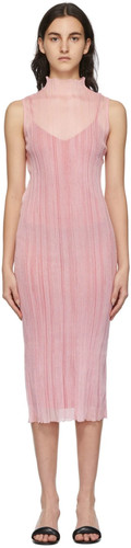 Herve leger pink sheer rib - herve,