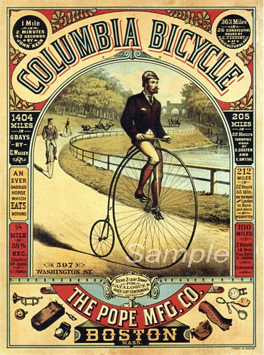Vintage penny farthing - vintage,