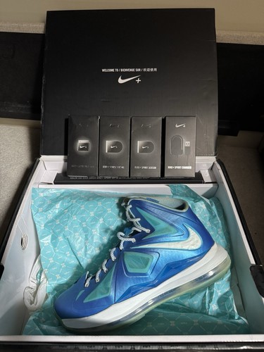 Nike lebron blue - nike, diamond