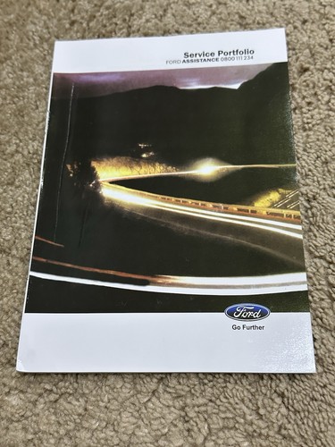 Ford service book damaged - book,