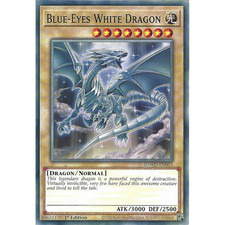 SDWD-EN003 Blue-Eyes White Dragon : Common Card : 1st Edition : YuGiOh TCG