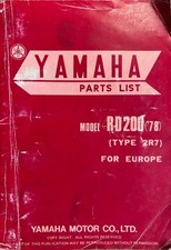 YAMAHA RD200 1978 MODEL -