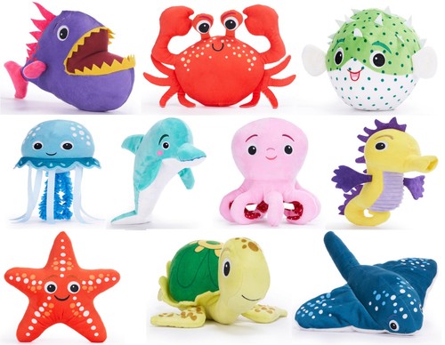Sea animals soft toys plush - animals,