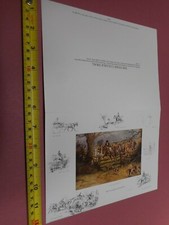  SNAFFLES CARD STAFF COLLEGE DRAG HUNT FREE POSTAGE UK !! FOX HUNTING  