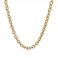 A 9 Carat Yellow Gold 16 Inch
