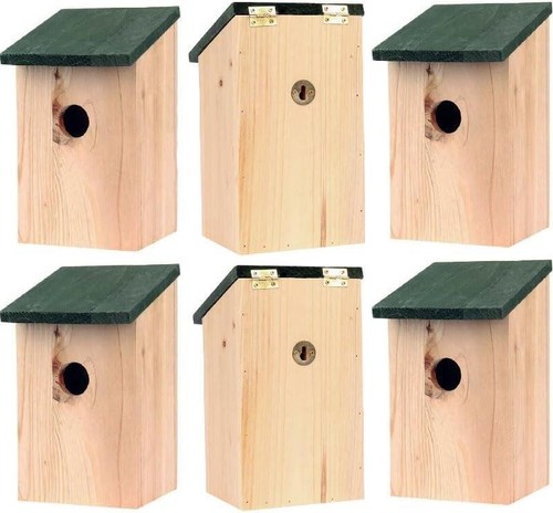 Wooden bird nesting - wooden, box