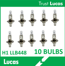 10 x LUCAS LLB448 H1 Bulb 12|V 55W Halogen Headlight Spot & Fog P14.5s