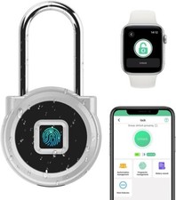 Fingerprint long padlock with