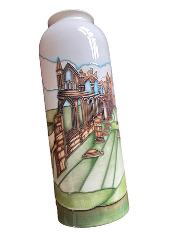 Moorcroft vase whitby abbey - vase,