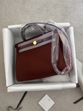 Hermes Herbag 31 Rouge H With