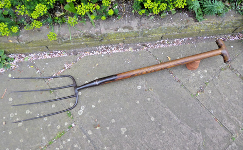 Vintage manure fork - manure, fork,