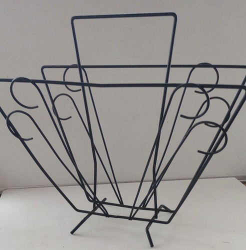 Vtg magazine rack - magazine, mcm
