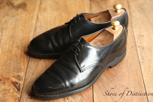 Church black leather derby - church's,