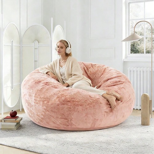 4ft ultra soft faux - fur, bean