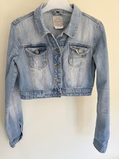 Bershka Cropped Denim Jacket