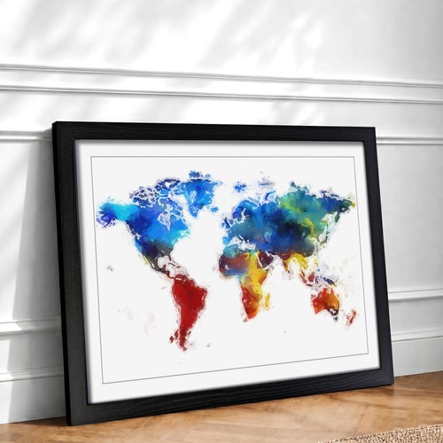 Abstract map the world - abstract, of