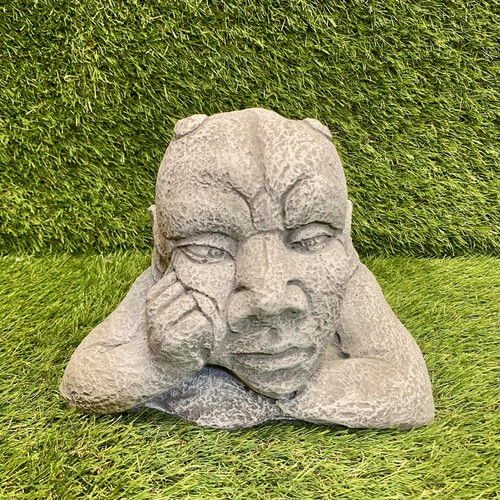 Concrete gargoyle resting - gargoyle,
