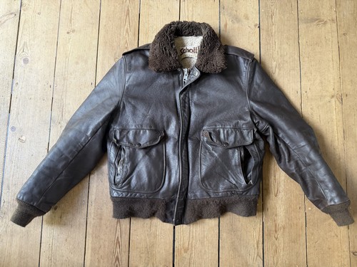 1980s schott 674 brown - 674,