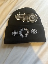 Black Chrome Hearts Beanie
